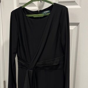 Ralph Lauren Elegant Black Long Sleeve Dress size 6